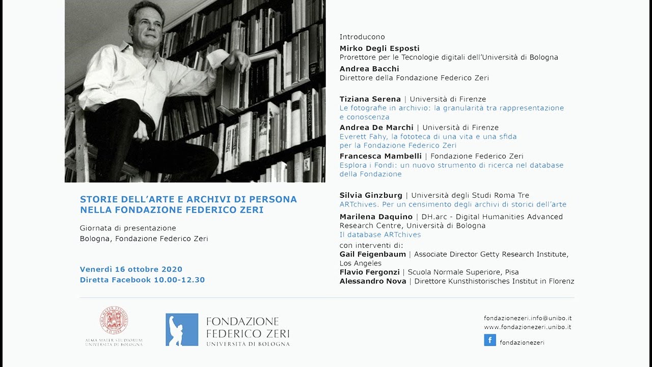 Storie dell'arte e archivi di persona nella Fondazione Federico Zeri