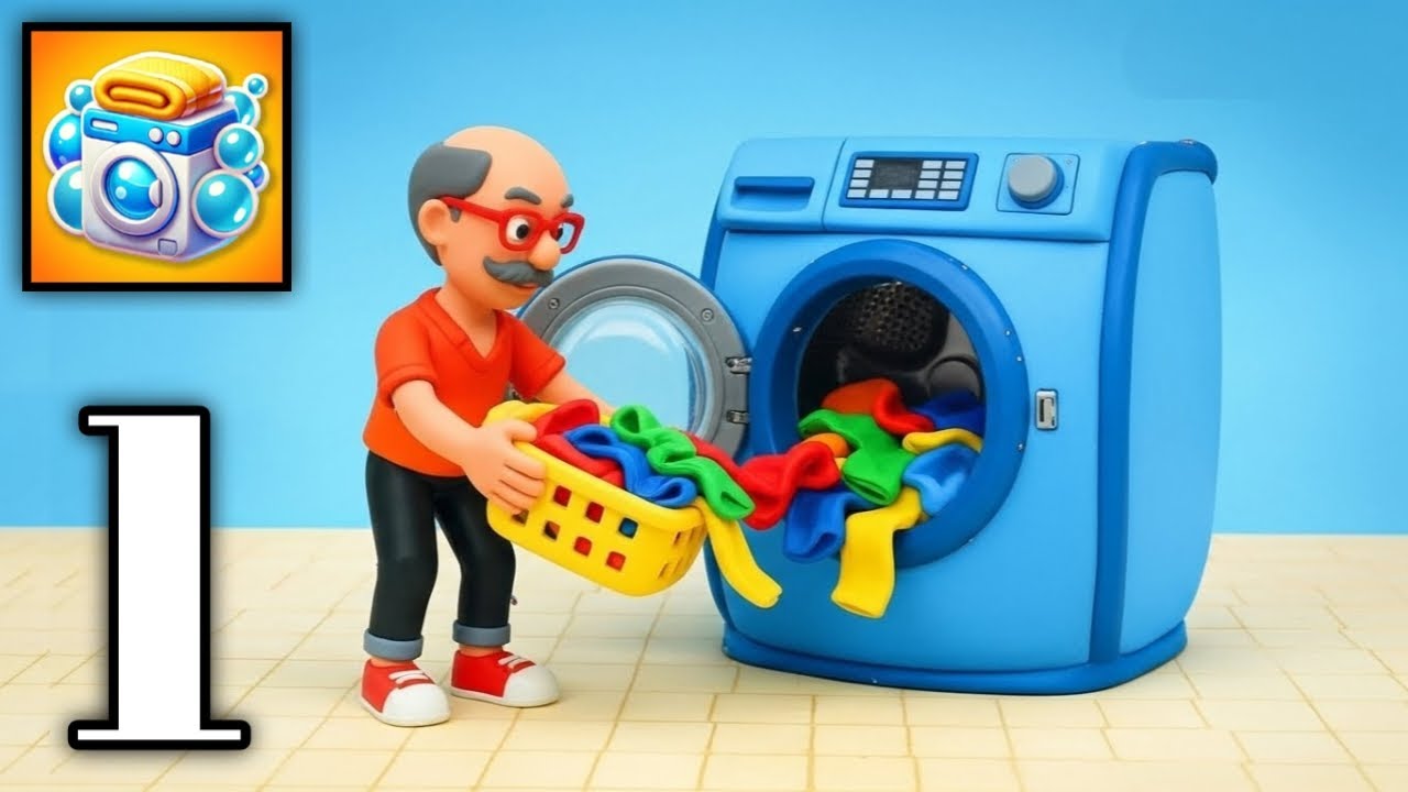 Laundry Rush - Idle Game - Gameplay Walkthrough Part 1
