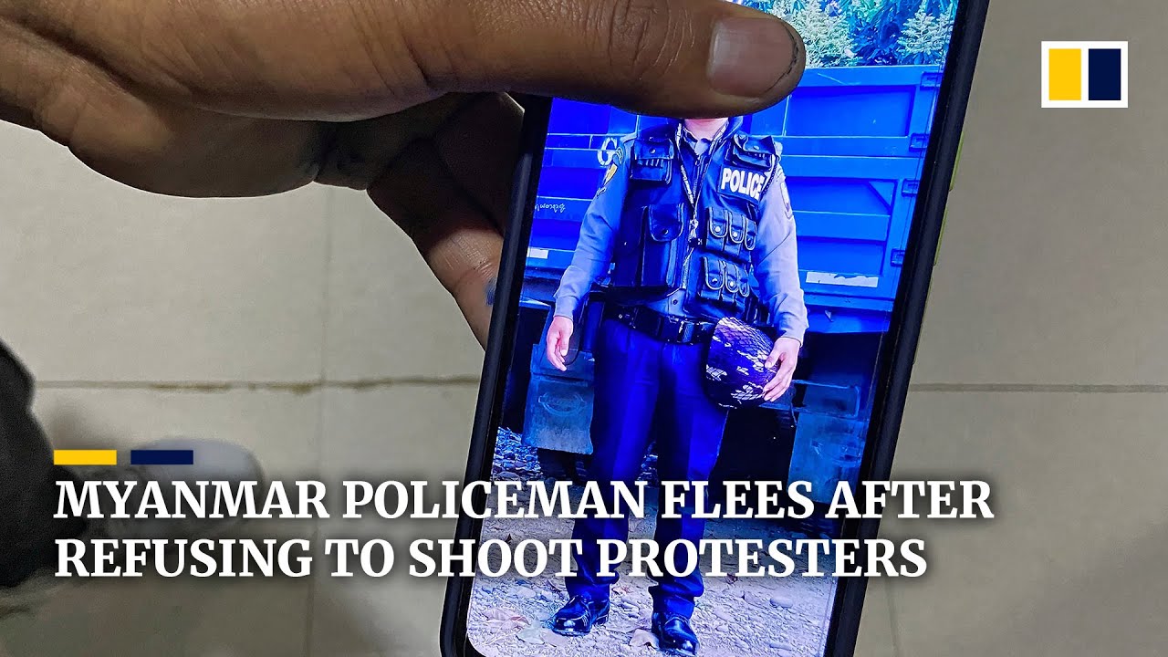 ‘I could not follow those orders’: Myanmar policeman in India after refusing to shoot protesters