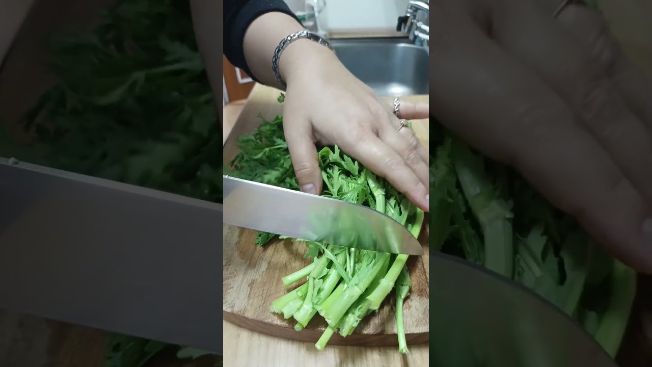 asmr taiwan leafy vege #cutting #yummy #new #trend #shorts