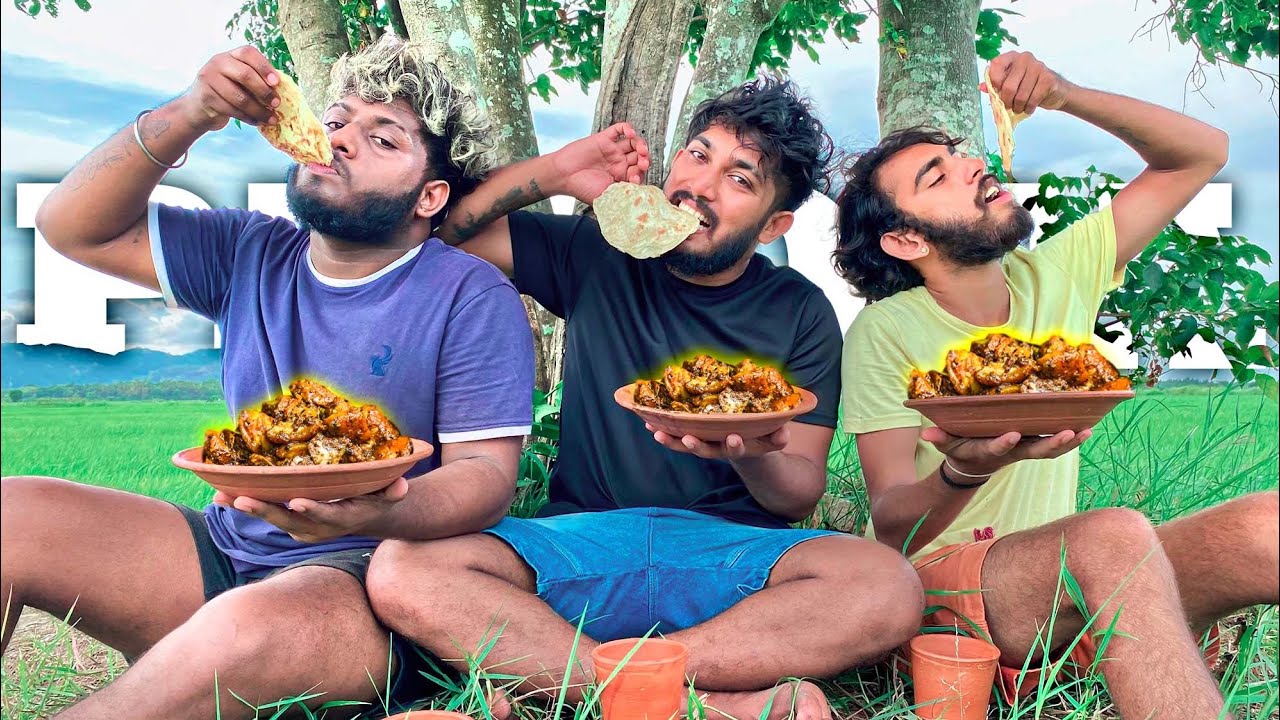 PORK CURRY WITH PAROTTA 🐷 | FOOD CHALLENGE - Dukka Productions