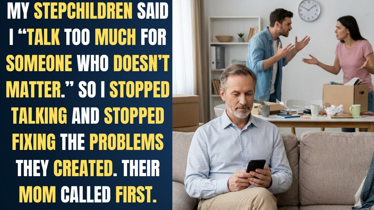 My stepchildren said I “talk too much for someone who doesn’t matter.” - BEST REDDIT STORIES