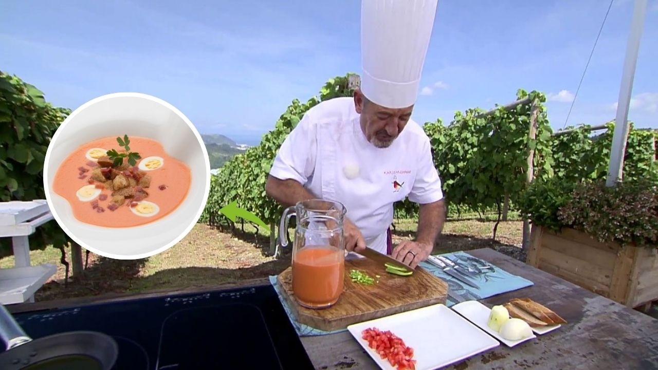 Las recomendaciones de Karlos Arguiñano para hacer un auténtico gazpacho andaluz