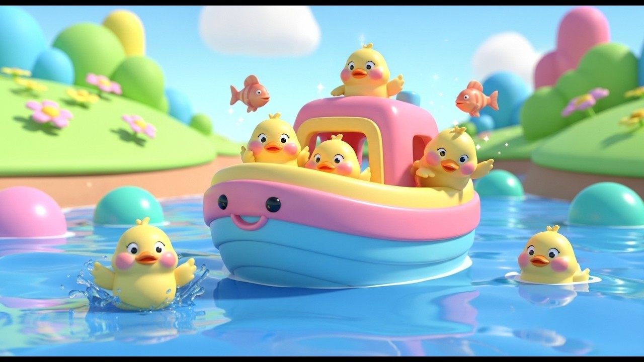 Toy Boat’s River Adventure | Fun Trip with Ducks for Kids 🚤🦆🌊