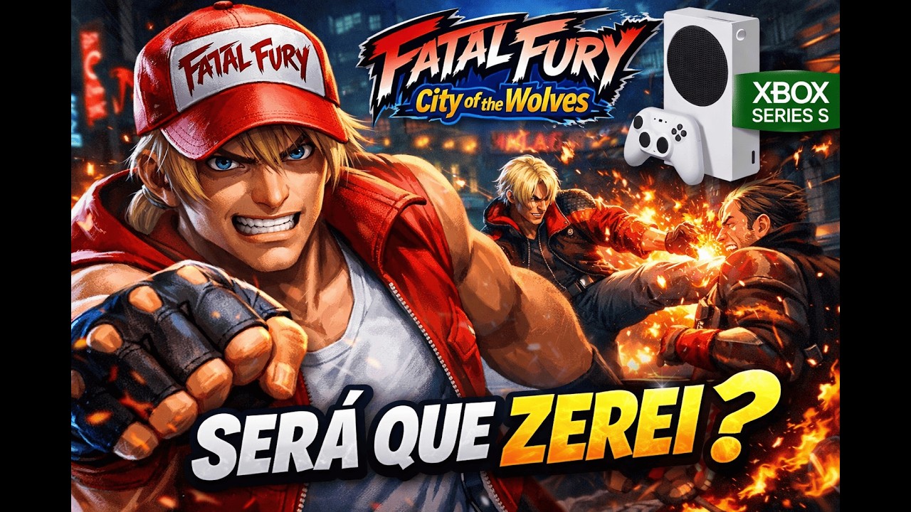 Jogando - FATAL FURY City of the Wolves