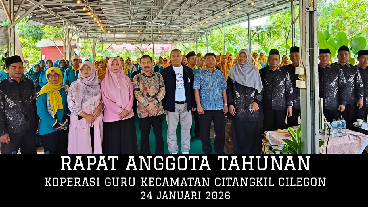 RAT KOPERASI GURU KECAMATAN CITANGKIL CILEGON BANTEN 