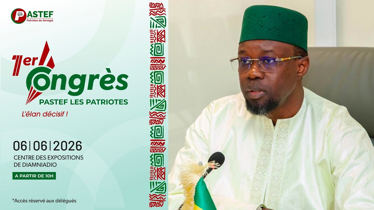 1er Congr&eacute;s de PASTEF Les Patriotes  avec PAN Ousmane SONKO