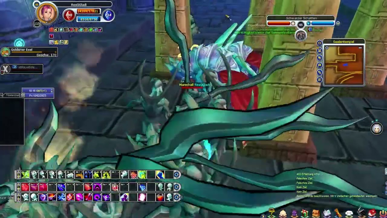 Fiesta Online: 95er BLUESCHMUCK FARMEN! Seelentempel Elite Monster Farmspot Lvl 115
