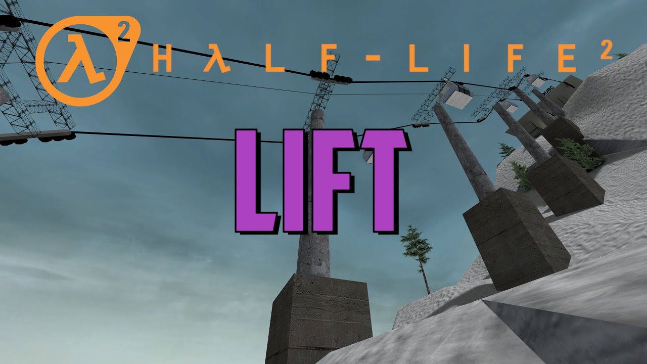 Half-Life 2 Beta: Custom Map - Lift (Ski Lift Prototype) [2004]