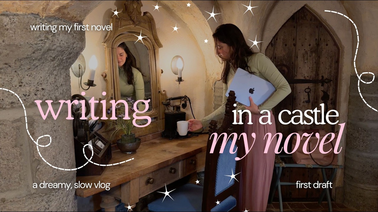 I went to a castle to write my novel🕯️whimsical writing retreat