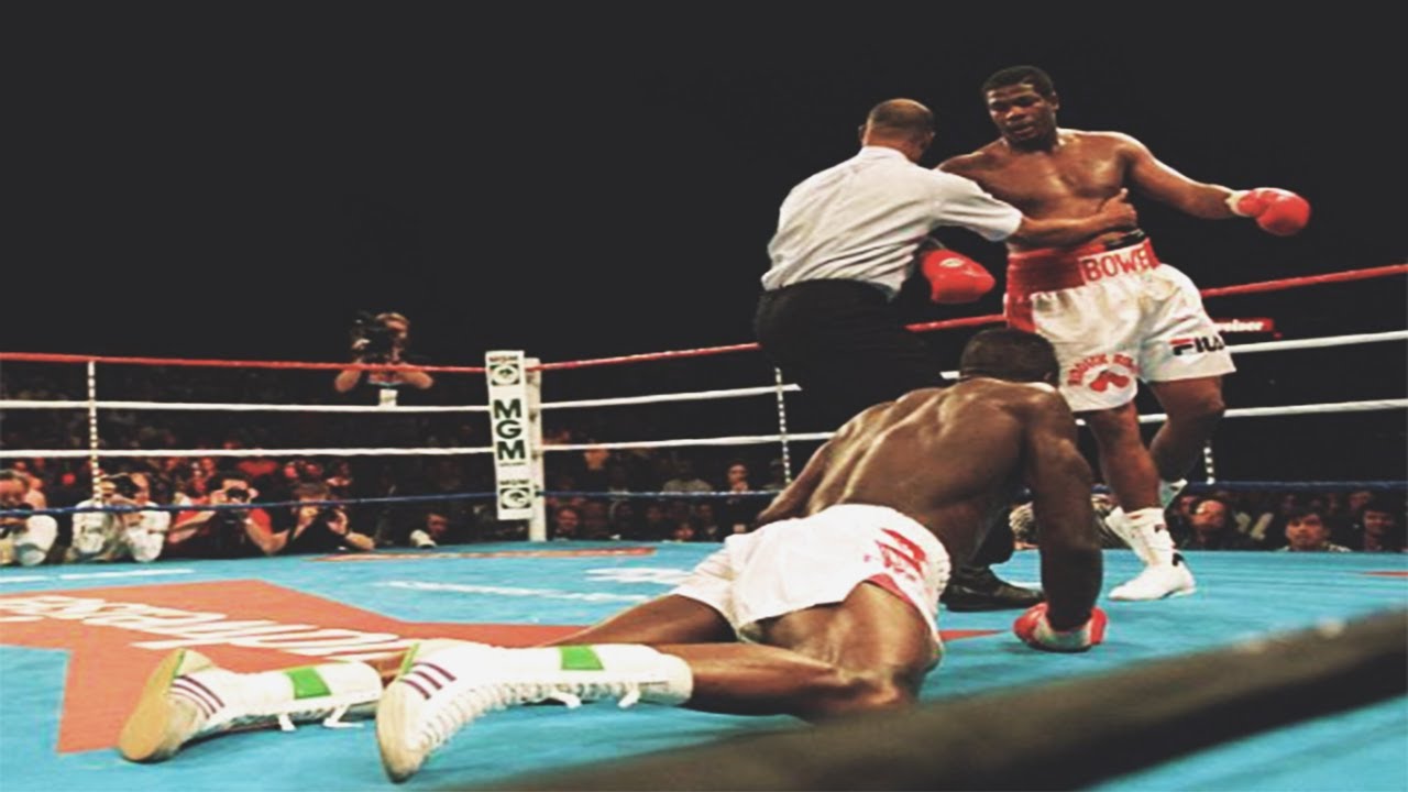Riddick Bowe vs Herbie Hide - Highlights (7 KNOCKDOWNS, 1 KNOCKOUT)