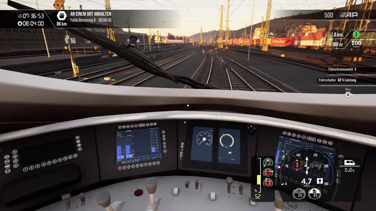 ICE Fahrt Kassel Würzburg