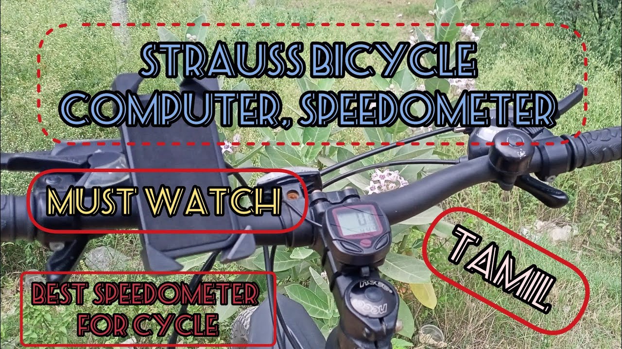 Unboxing and fitting of strauss bicycle computer, speedometer, in tamil @Rithancycle