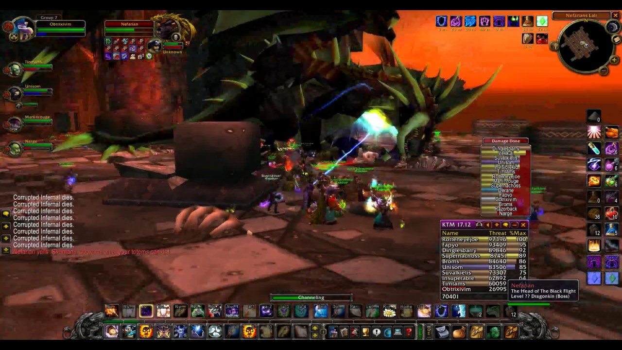 VanillaGaming exodus bwl Nefarian kill