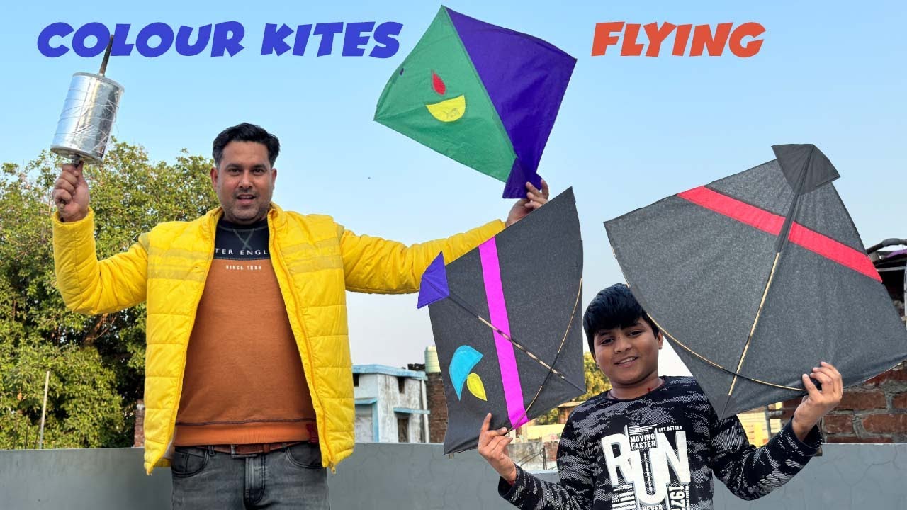 Aaj Udaynge Sb Colourfull Kite | Colourfull Kites | Kite Flying | Rangeen Patang | Kites Vlog