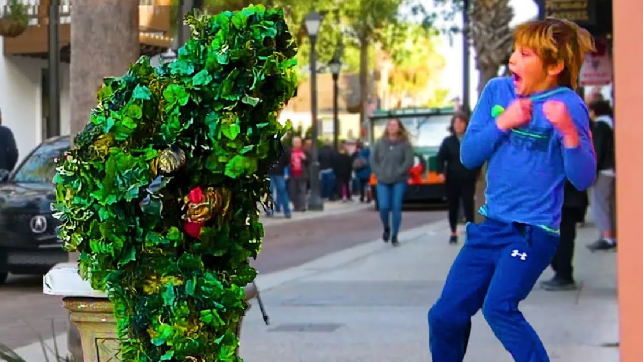 Best kid SCARES of 2024! Bushman Prank