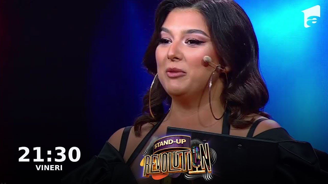 Maria Popovici, glume pe seama juraților Stand-up Revolution