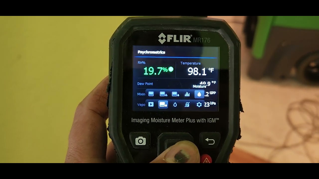 Flir mr176 moisture meter