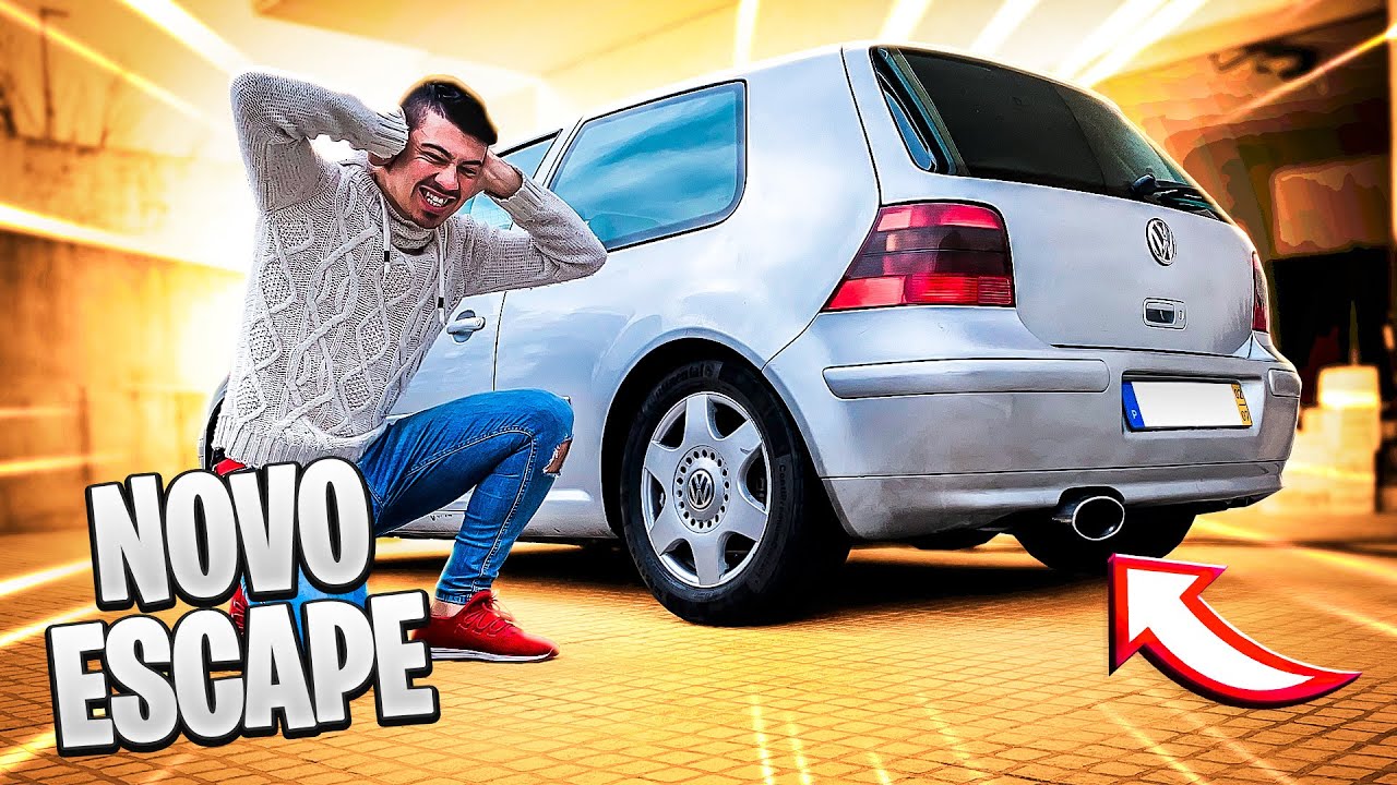 NOVA LINHA DE ESCAPE DO MEU GOLF PD *MAIS UMA ALTERAÇÃO* | AllSpeedDrive