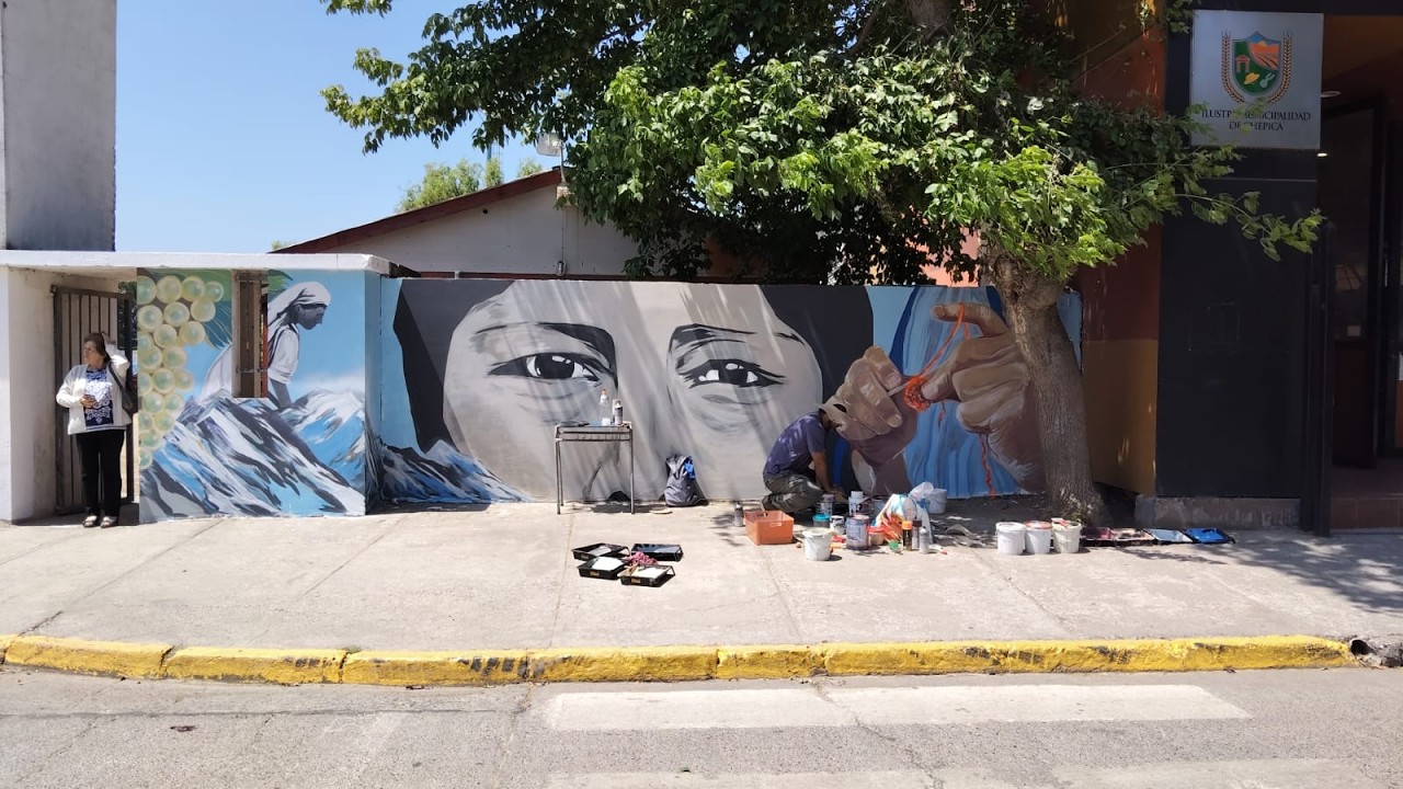 Murales de la mujer rural: Chépica