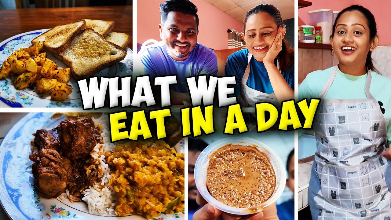 කෑම පිරුණු ලස්සන දවසක් 😋🥪🍝 What We Eat In A Day 🤭