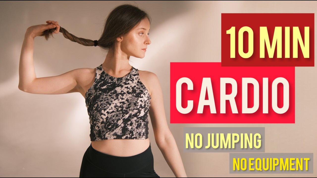 10 MIN NO JUMPING CARDIO | easy to follow, suitable for all levels