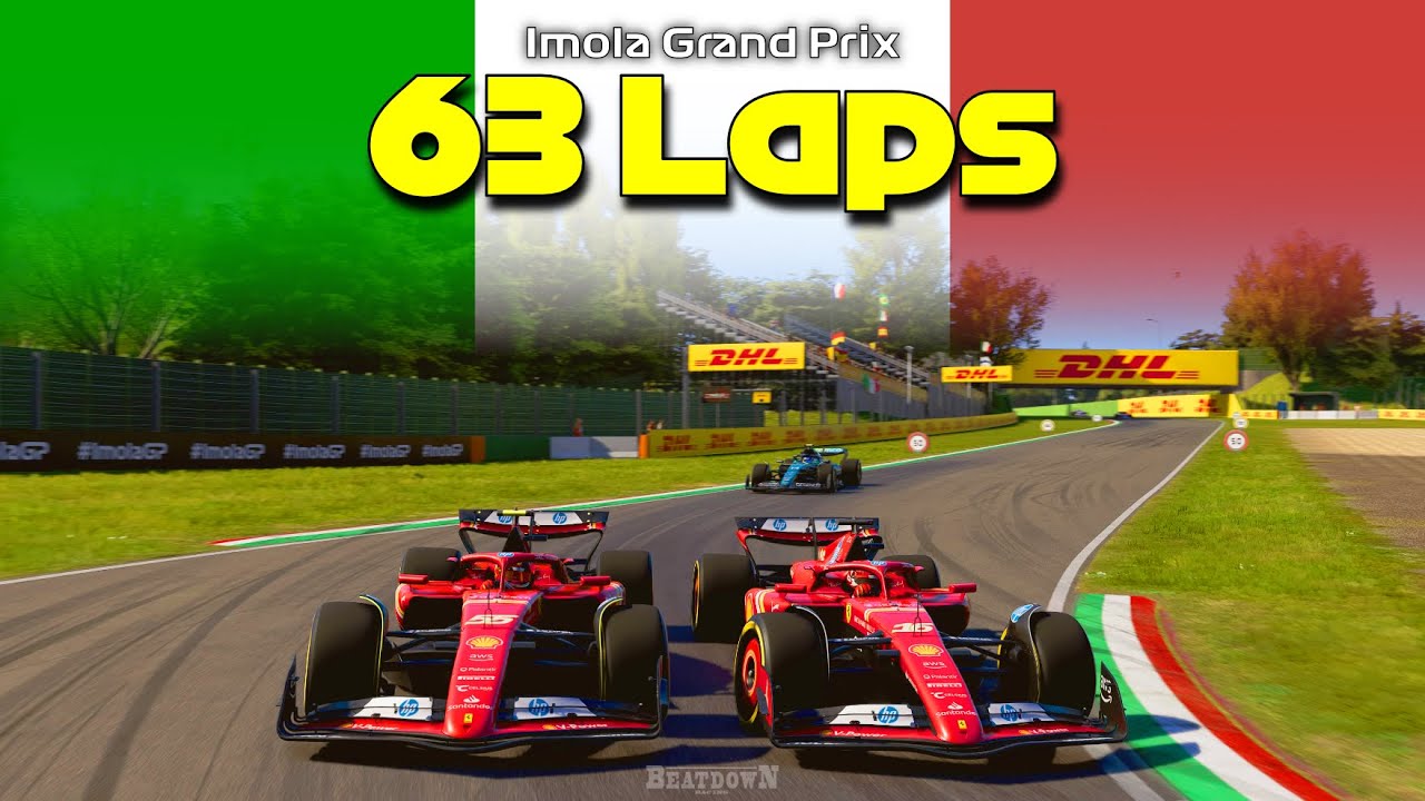 F1 24 - 100% Race Imola w/ Leclerc | #ImolaGP 🇮🇹