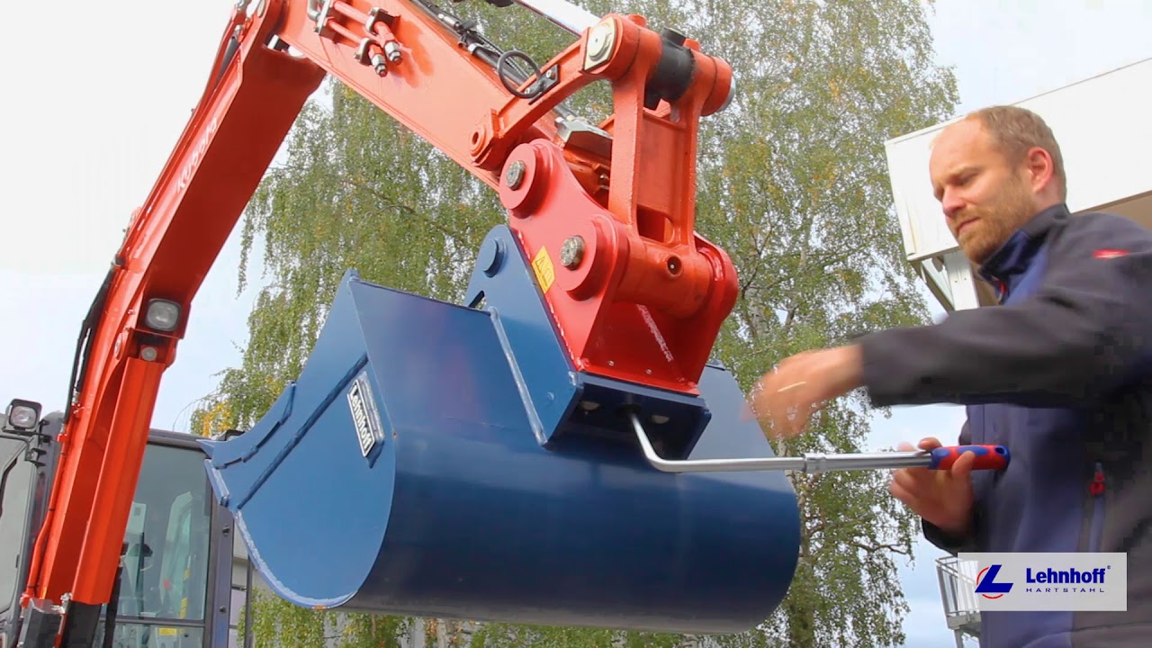 Lehnhoff MS01-2 / MS03-2 Mechanischer Schnellwechsler mit neuer 180°-Verriegelung