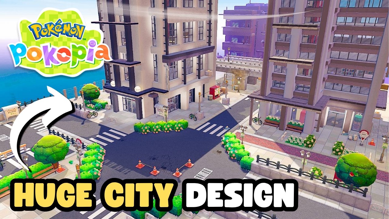Pok&eacute;mon Pokopia~СТРОИМ ОГРОМНЫЙ ГОРОД!~ПРОЕКТИРОВАНИЕ НЕБОСКРЕБКОВ И АПАРТАМЕНТОВ~Быстрое строите...