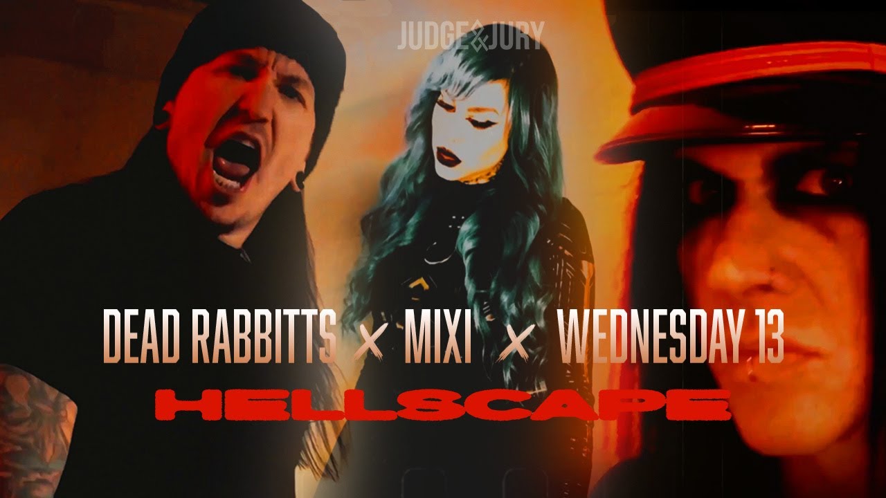 Dead Rabbitts - Hellscape ft. Wednesday 13 & Stitched Up Heart (Official Music Video)