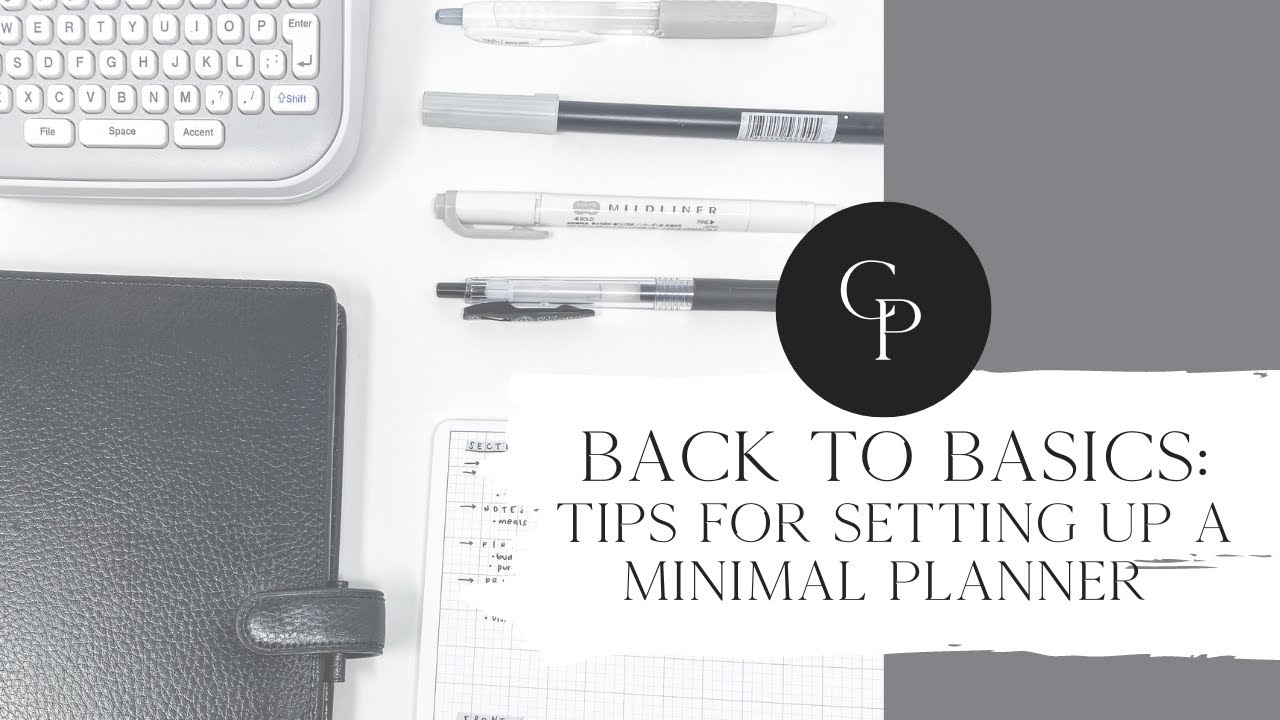 Back to Basics: Tips for Setting Up a Minimal Ring Planner | A5 Filofax Finsbury ft. Cloth & Paper