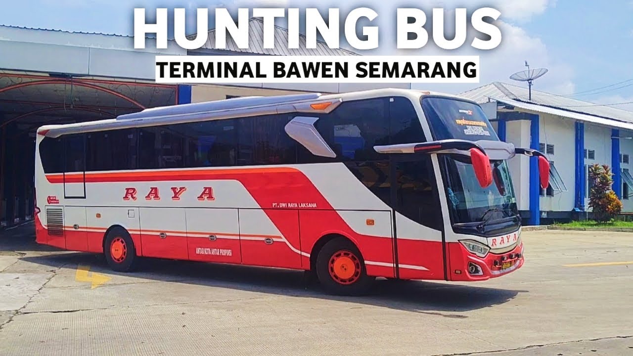 MANUVER TAJAM KELOK STYLE!! Hunting Bus di Terminal Bawen Semarang