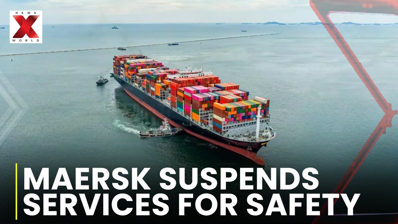 Maersk Suspends Services Amid Safety Concerns, Laura Maersk Arrives | NewsX World