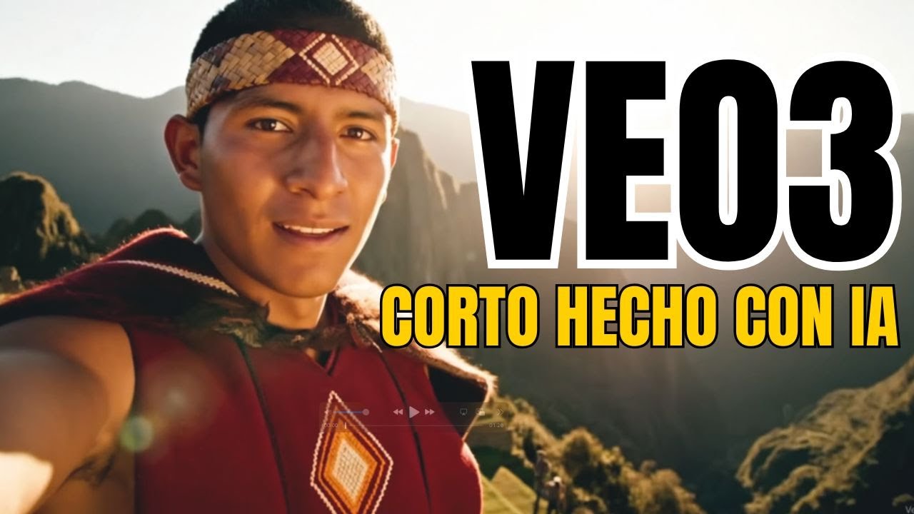 Corto hecho con VEO 3: La construcci&oacute;n de Machu Picchu #Veo3