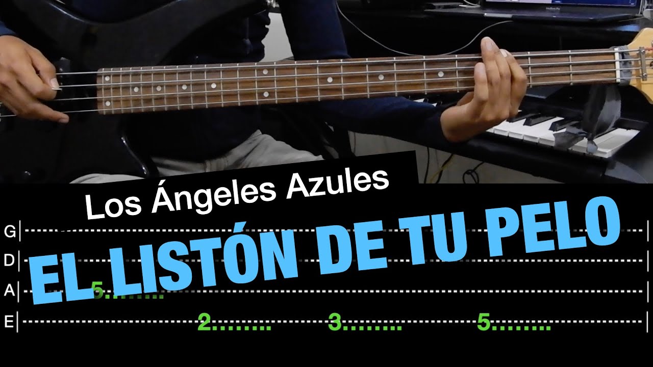 El Listón de tu pelo - Los Angeles Azules // Video-Guía + Tabs (Bass Cover) || El Richi!