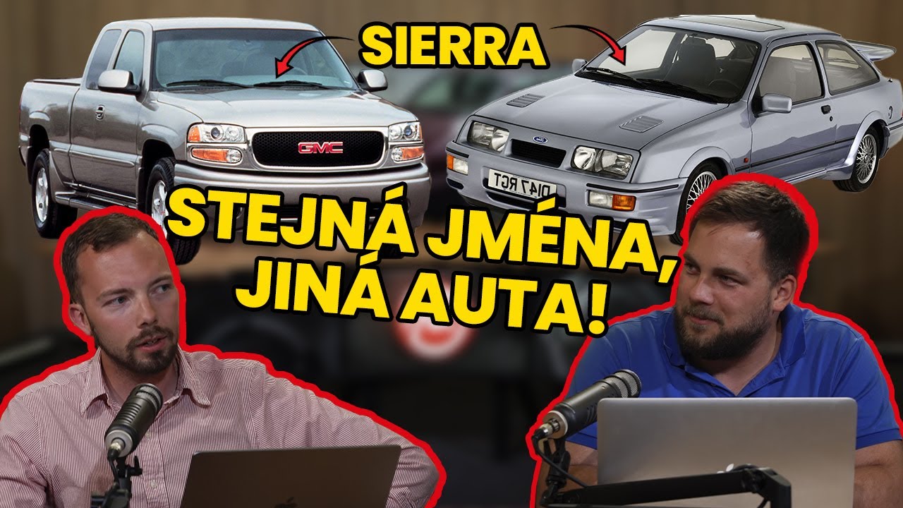 Podivná automobilová jména! Která auta různých značek se jmenují stejně? Podcast Michala a Ondry #67