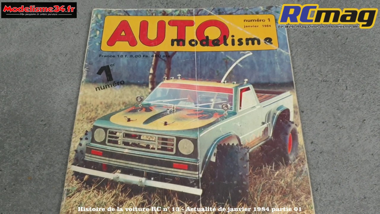 Histoire de la voiture RC n° 13 - Actualité de Janvier 1984 partie 01