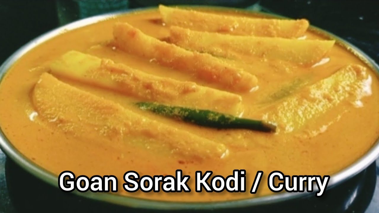 Goan Traditional Sorak Kodi | Coconut Tangy Curry Recipe | #goanrecipe #fernscooking