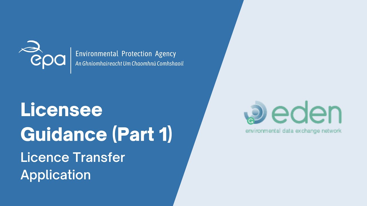 Licensee Guidance (Part 1) for Completing of Licence Transfer Application web-form