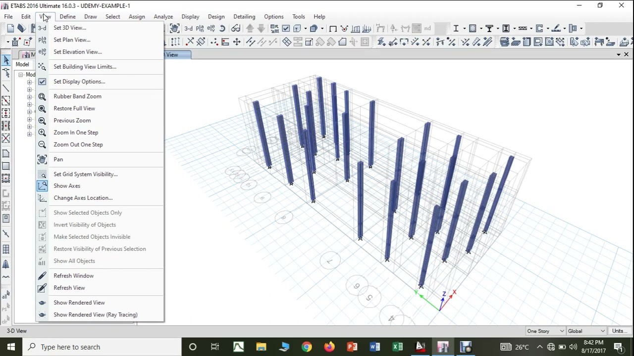 10  ASSIGNING AND DRAWING PLINTH BEAM IN THE ETABS