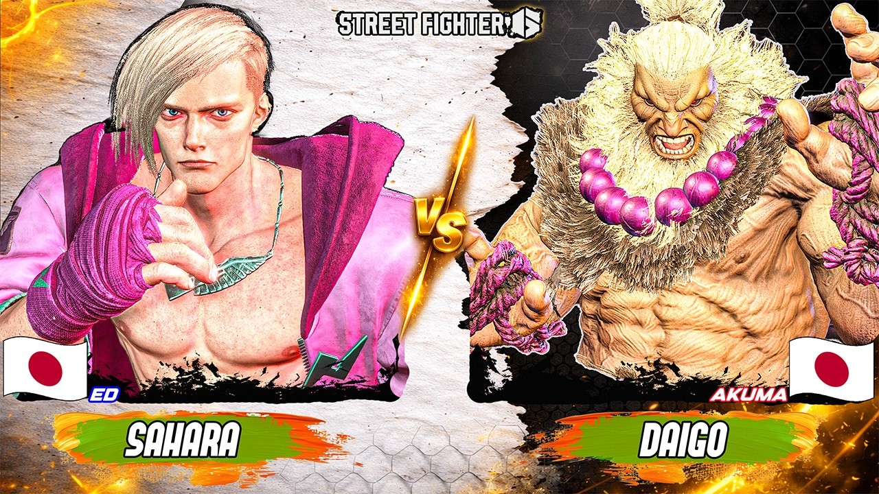 SF6 🔥 Sahara (ED)  vs  Daigo (Akuma) 🎮 Street Fighter 6 High-Level Gameplay