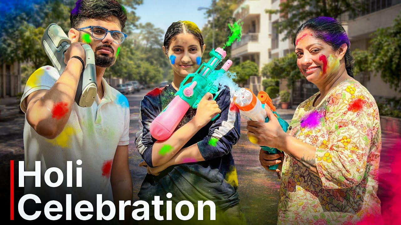 Celebrating Holi with my Girlfriend’s Family | Vlog #81