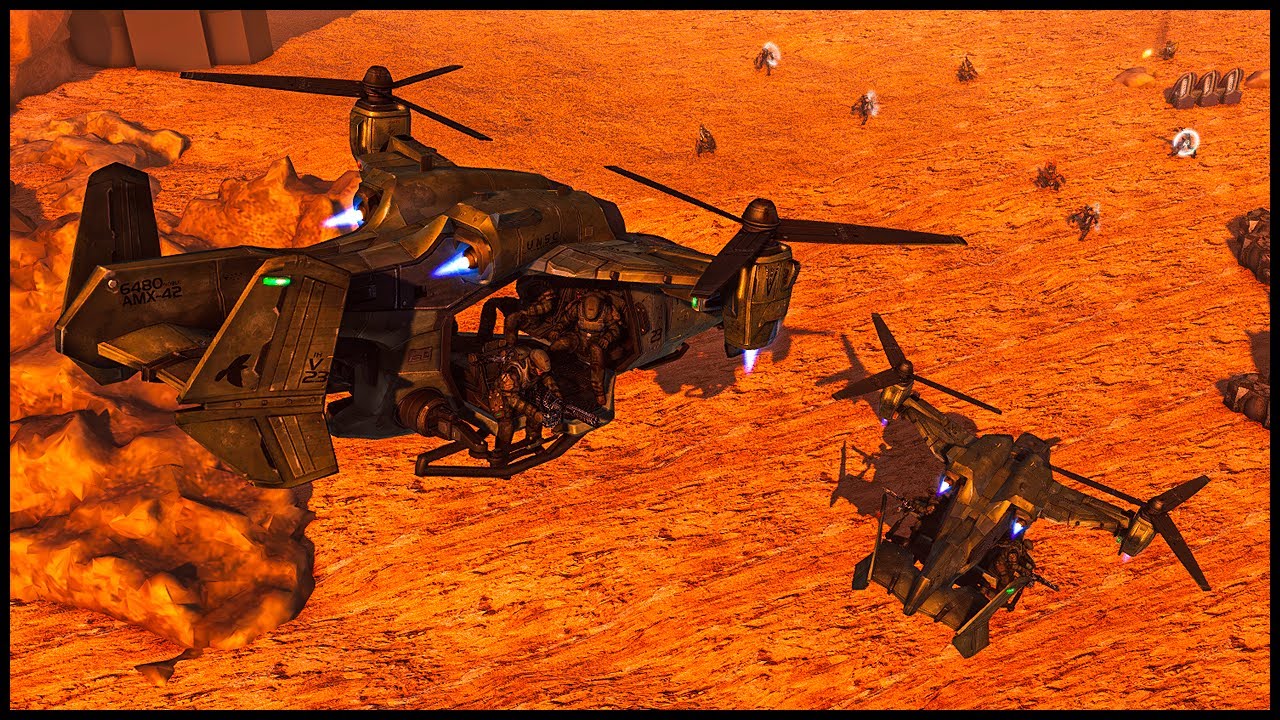 UNSC Air Assault on Covenant Stronghold! Halo: The Silent Cartographer Mod