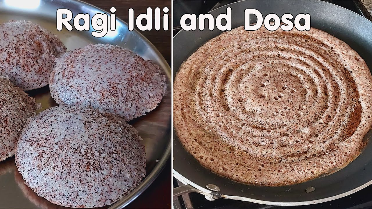 Ragi Idli and Dosa Recipe | Healthy Weight loss Recipe | Finger Millet Recipe | 1 Batter 2 recipe