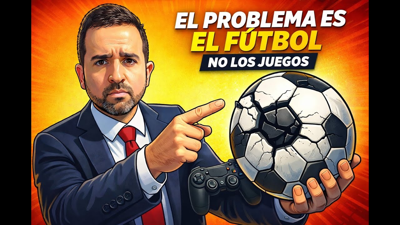 ❌ EL FÚTBOL MODERNO ES EL PROBLEMA: NO LOS VIDEOJUEGOS 🎮⚽
