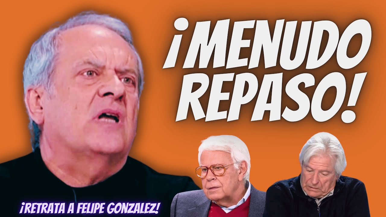 “APLAUDIDO REPASO” de Javier Aroca a Felipe González y a TERTULIANO por DEFENDERLE