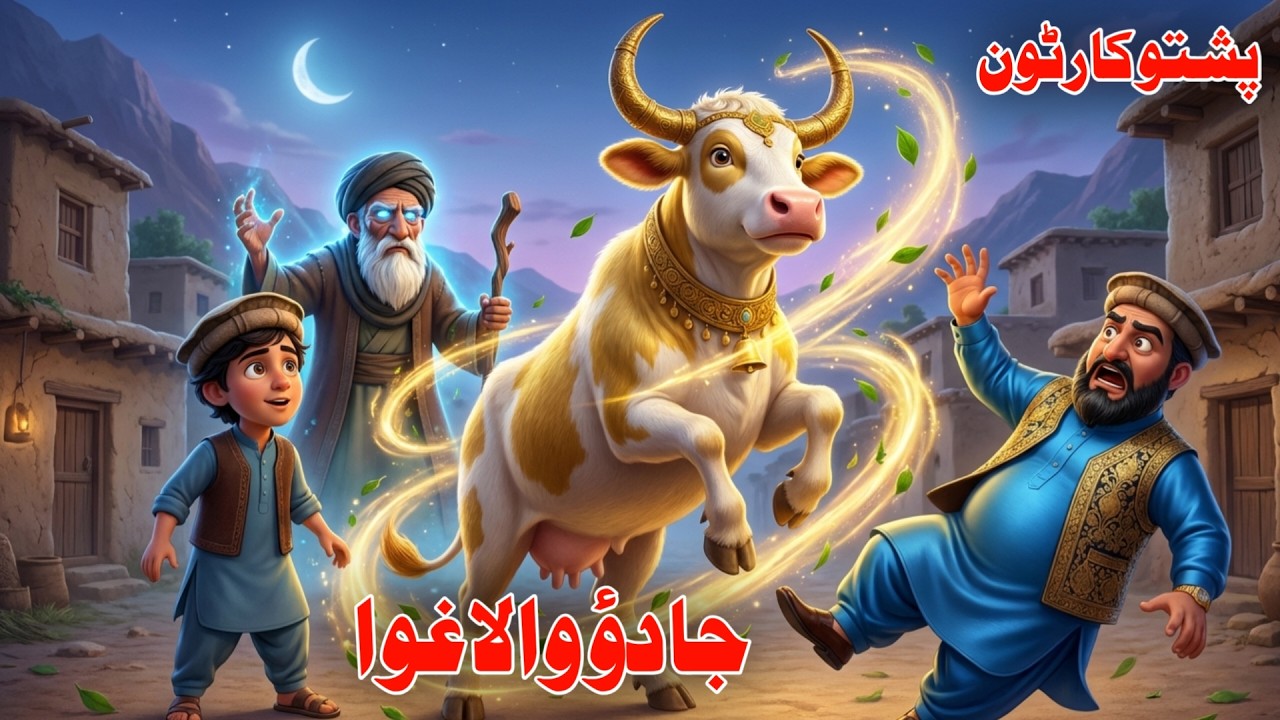 Magical Cow | جادؤ والا غوا |  Pashto Moral and Inspirational Story  | Pashto Dream