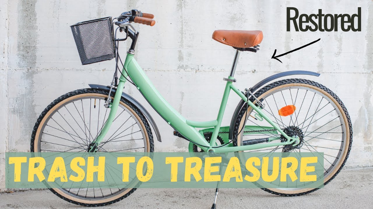 I found a bicycle in the trash and I restored it! - (Trash Bicycle Find - Full Restoration)