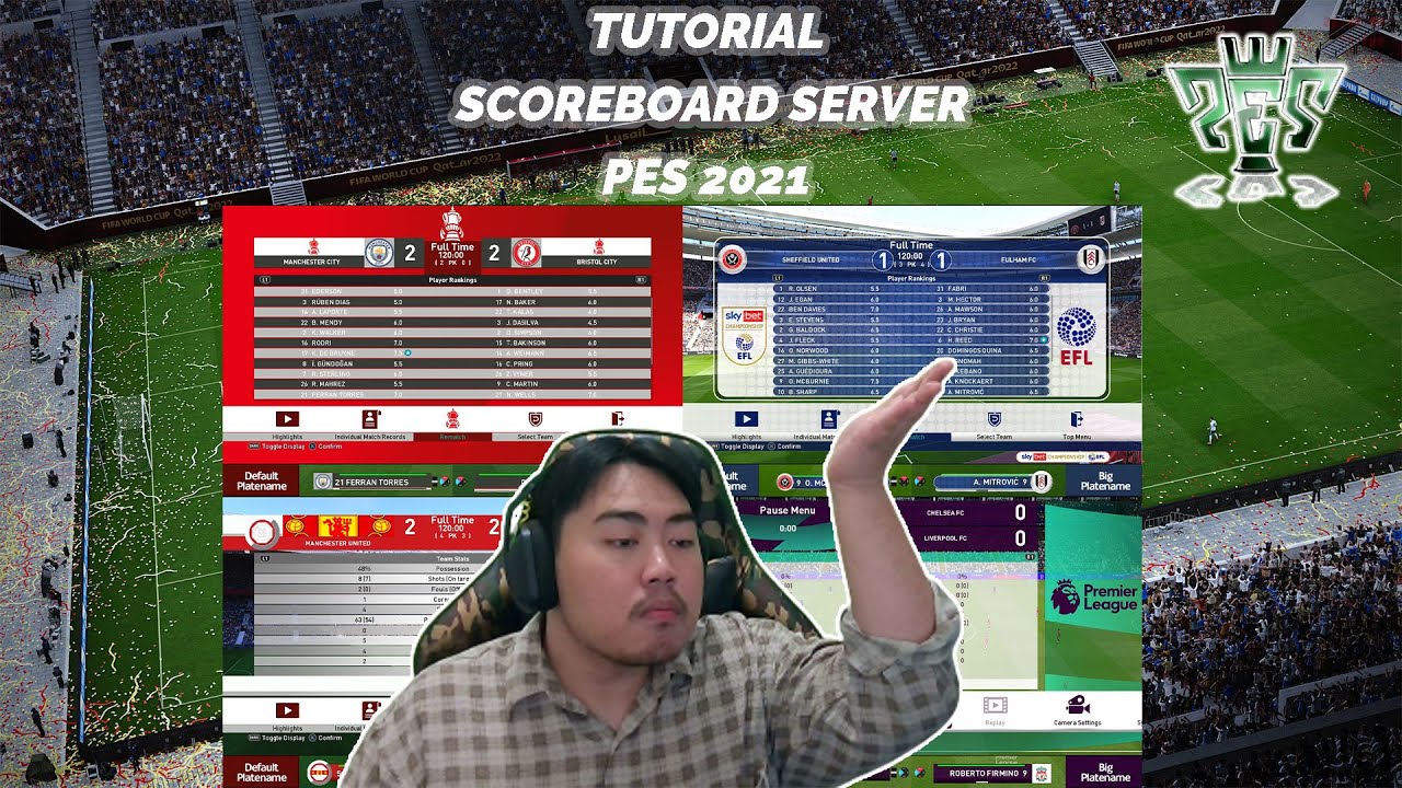 Tutorial Pasang Scoreboard Server, Kosmetik Paling WAJIB!!! PES 2021