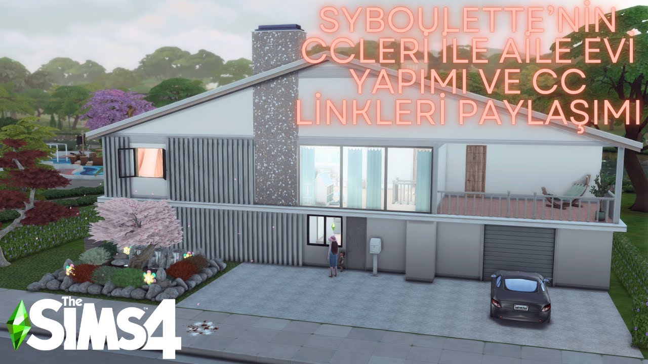 CUSTOM CONTENT YAPIMCISI SYBOULETTE'NİN CCLERİ İLE EV YAPIMI│CC LİNKLERİYLE │SIMS 4 TÜRKÇE